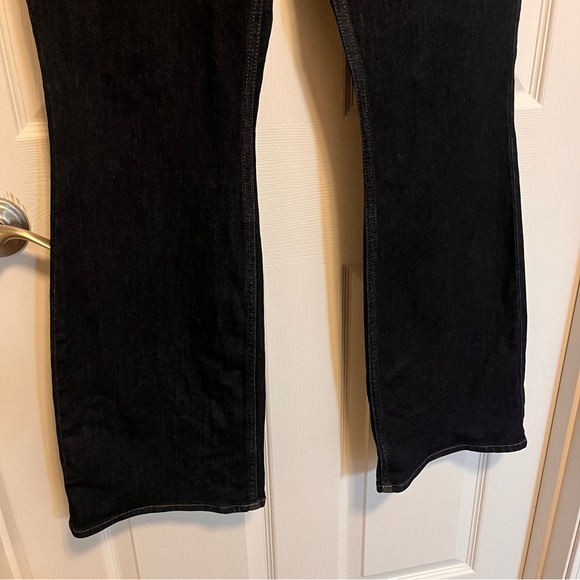 White House Black Market The Sculpt Skinny Flare Dark Wash High Rise Jeans - Picture 3 of 14